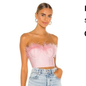Ramona Bustier Top in Blush
